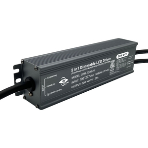 ETL DC24V Triac Dimmable 0-10v 1-10v 10v Pwm Potentiometer 30W IP67 Waterproof Constant Voltage Dimmable Led Driver - Product Image 4