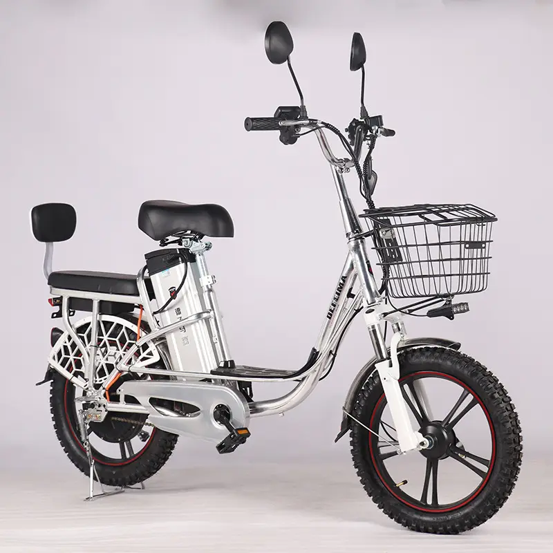सबसे अच्छा बिजली के शहर साइकिल 20 इंच 500W मोटर 60V हटाने योग्य बैटरी वितरण हाइब्रिड चक्र कार्गो सड़क स्कूटर बिजली बाइक