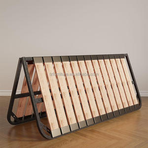 Modern Easy Assembly Portable Twin <b>King</b> <b>Size</b> <b>Frame</b> <b>Metal</b> Load-bearing <b>Bed</b> <b>Frame</b> - Product Image 2