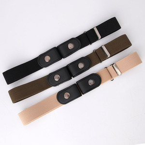 Cintura Invisibile Elastica da Donna Stile Ins Senza Cuciture per Jeans, Decorativa, alla Moda, Trendy, 3.0cm con Chiusura a Scatto – Perfetta per Chi Cerca Comodità - Product Image 4