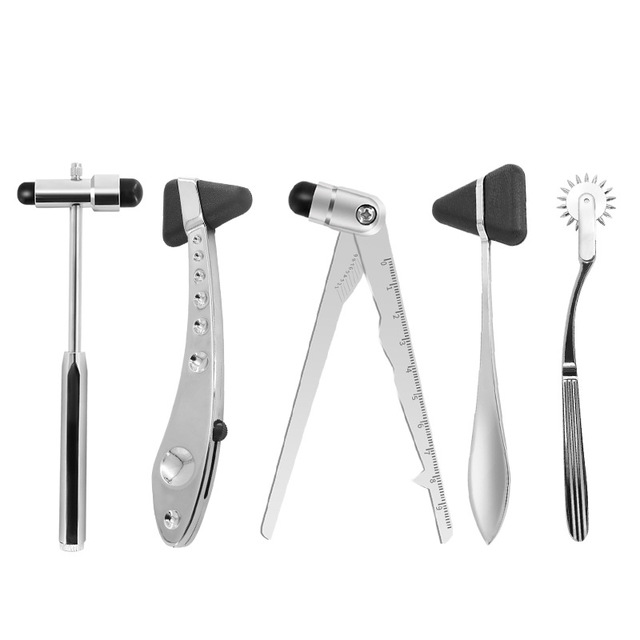 Zhuoyue Medical Percussion Hammer Stainless Steel With Rubber Head For Reflex Testing And Orthopedic Examination