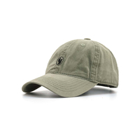 Gorra de Béisbol Unisex con Logotipo Personalizado, Bordado Directo de Fábrica, Efecto Desgastado, Sin Estructura