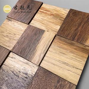 3D Surface <strong>3x3</strong> Huge Square Shape Wood Mosaic <strong>Tiles</strong> for Interior Luxury Design Bedroom Wall Kitchen Wall Decoration - Product Image 4