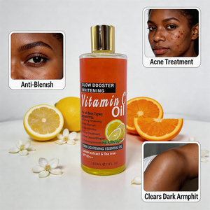 Aceite Blanqueador con Vitamina C, Extracto de Limón y Árbol de Té, Tratamiento Antiarrugas y Antiacné, Aceite para Piel Seca para Rostro y Cuerpo, Venta al Por Mayor - Product Image 5