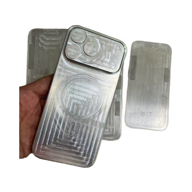 CNC Aluminum Phone Prototype for iPhone Fold 18 Pro Max Weview Classic Dummy Phone Toy with Indepandent Button for Photography