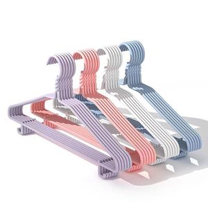 Perchas de plástico para ropa para adultos, estudiantes, dormitorio, uso infantil, organizador de ropa con forma rectangular y gancho - Product Image 5