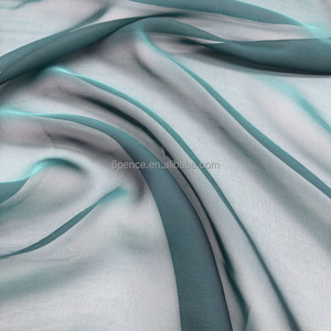 2025 Hot Bán Hai Tone <span class=keywords><strong>Gradient</strong></span> Màu Sắc 100% Polyester Sheer Voan Đôi Màu Cho Váy Cưới Saree Rèm May Lót - Product Image 3