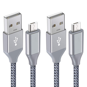 Câble USB de charge rapide de données en nylon tressé durable de 1M pour ordinateur <span class=keywords><strong>Kindle</strong></span> Samsung Galaxy S7 - Product Image 1