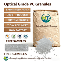 PC optique de qualité supérieure à haute transmission pour couvercle de lentille de phare automobile, résine de polycarbonate stabilisée aux UV