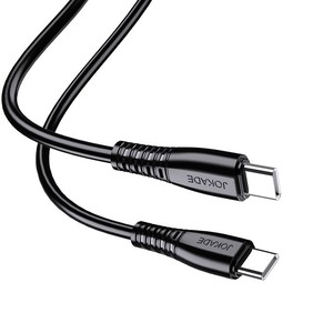 Cable USB Tipo C a Tipo C Jokade de 1m, Negro, PD100W 5A, Carga y Sincronización - Product Image 2