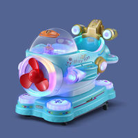 Máquina de Juegos de Arcade para Niños a Prueba de Niños, Entretenimiento al Aire Libre Inteligente, Parque de Atracciones, Máquina de Coche Balancín Operada con Monedas