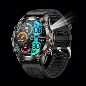 Reloj Inteligente KT80 Dafit de 1.46 Pulgadas, Metálico, Resistente al Agua 3ATM, Pulsera de Fitness con Linterna, Monitor de Salud, Reloj Deportivo para Exteriores 2026 - Product Image 6