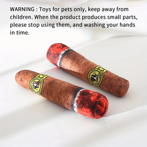 ของเล่นเคี้ยวรูปซิการ์แบบจำลอง 1 ชิ้น เป็นมิตรกับสิ่งแวดล้อม ทนทาน สำหรับสุนัข ช่วยคลายความเบื่อหน่ายและขัดฟัน - Product Image 5