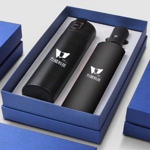 Nouveauté : Coffrets cadeaux d'affaires haut de gamme pour hommes, avec parapluie automatique, bouteille isotherme <span class=keywords><strong>et</strong></span> gadgets pliables, pour usage domestique - Product Image 3