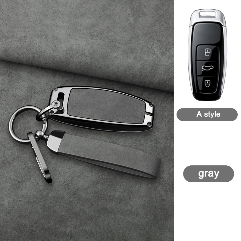 สีเทา พร้อมสายคล้องมือ แบบ A