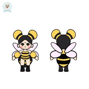 Jouets en peluche personnalisés en forme d'abeille kawaii de haute qualité, conformes aux normes CE et ASTM, vente en gros d'usine pour enfants - Product Image 5