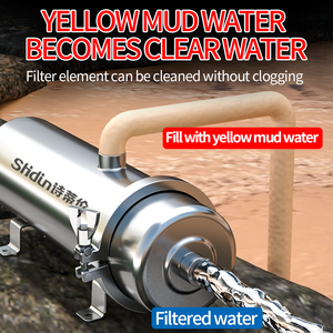 2500L 304 thép không gỉ có thể giặt pvdf màng toàn bộ nhà Lọc hộ gia đình trầm tích bùn Máy lọc nước cho nước giếng - Product Image 6