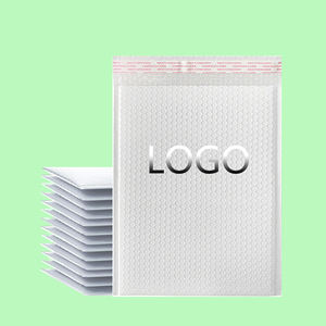 Bolsa de Burbujas de Película Extruida Blanca de 38x47+5CM, Gruesa, Ecológica, Biodegradable, para Cosméticos, Joyería, CD, con Logotipo Personalizado - Product Image 1