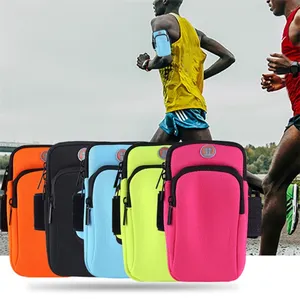 Горячая Распродажа на ebay, пользовательский дизайн на молнии, сумка для бега, тренажерного зала, чехол для телефона, сумка для фитнеса