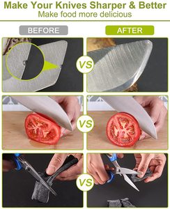 Affilacoltelli <span class=keywords><strong>Professionale</strong></span> 4-in-1 a 3 Fasi per Riparare, Ripristinare e Lucidare le Lame - Accessori da Cucina all'Ingrosso - Product Image 6