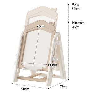 Papan sketsa anak, lucu multifungsi, untuk anak-anak, papan gambar plastik dan kursi untuk taman kanak-kanak - Product Image 5