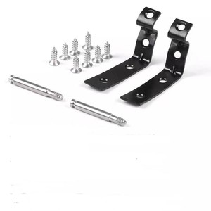 Audi A4 S4 RS4 B6 B7 8E Hinge <b>Brackets</b> Kit <b>Black</b> Iron Car Modification Parts for Retrofit Upgrade - Product Image 1