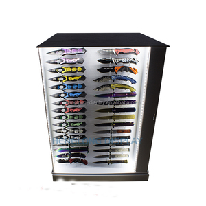 Plastic Knife Display Stand Big Acrylic Knives Display Case Clear PMMA Knives Display Box