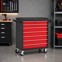 Armoire à outils mobile industrielle robuste sur roulettes pour système de stockage et d'entretien d'atelier