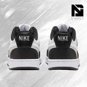 Nike Wmns Court Vision Low Next Nature 'สีดำสีขาว' รองเท้าลำลองแบบผูกเชือกสำหรับผู้หญิง - Product Image 4