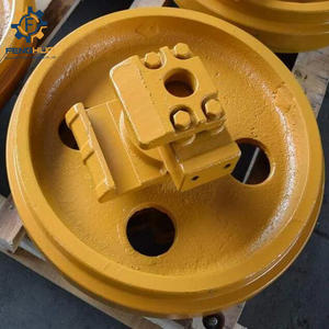 Suku cadang Undercarriage Bulldozer <span class=keywords><strong>Idler</strong></span> depan D2 D3 D3B D3C D4 D4C <span class=keywords><strong>D4D</strong></span> D4E D4H D5 D5B D5G D5H D5M D5C D5N - Product Image 1