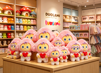 Peluche OEM de haute qualité en tissu doux pour enfants, idéale comme cadeau promotionnel d'entreprise