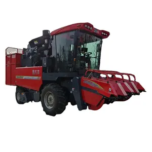 Home Use Self-propelled Corn Harvester Used 4 Rows Corn Combine Harvester