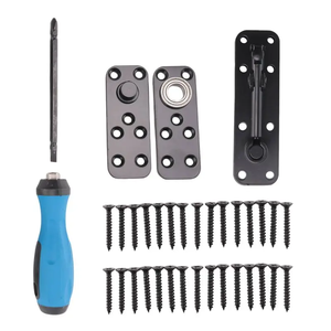 Bisagra invisible AEE6 para puerta, soporta 500 lb, herraje de pivote para puerta batiente, giro de 360° °   Bisagra Giratoria Invisible para Puerta - Product Image 5