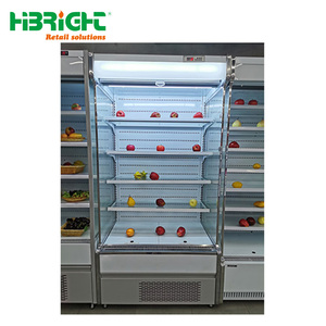 Réfrigérateur multi-étagères à façade ouverte Highbright, très vendu, pour supermarchés et épiceries - Product Image 3