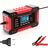 Chargeur de batterie automatique à impulsions 12V6A 24V pour voiture et moto, protection contre les courts-circuits, charge rapide, vente en gros directe d'usine
