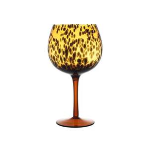 Verre à vin gobelet vintage médiéval à imprimé léopard, fait à la main, élégant, pour vin rouge, capacité de 301 à 400 ml - Product Image 5
