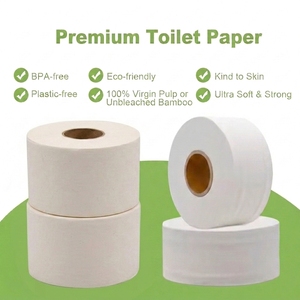 Papier toilette et essuie-tout de cuisine en <span class=keywords><strong>rouleau</strong></span> géant, en pâte vierge, écologique, doux, 1 à 4 plis, pour usage en salle de bain, vente en gros - Product Image 4