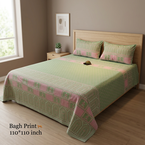 <b>Top</b> Quality Discharge Print Bedding Set Cotton <b>Bed</b> <b>Sheet</b> Set Pillow Covers 110x110 Bedding for Home Hotel - Product Image 3