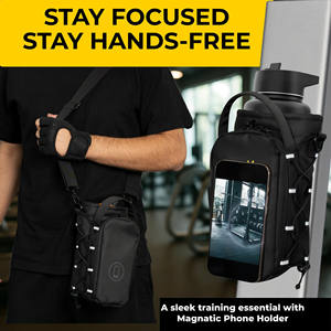 Sac de transport magnétique en néoprène pour bouteille d'eau, pochette pour téléphone de sport, porte-gobelet magnétique, étui spécial pour bouteille d'eau – Vente en gros - Product Image 5