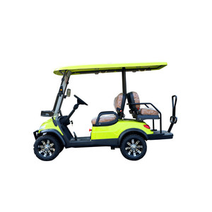 Voiturette de golf 2+2 places fabriquée en Chine, homologuée CE, vitesse 30-50 km/h, autonomie 90 km, voiturette de golf économique, voiturette de golf fabriquée en Chine, électrique - Product Image 3
