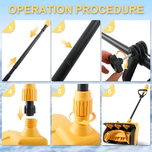 เครื่องเป่าหิมะไร้สาย 20V มอเตอร์ไร้แปรงถ่าน ระดับอุตสาหกรรมและงาน DIY พร้อมแรงลมสูงและแบตเตอรี่ 4.0Ah สำหรับบ้าน สวน และทางรถวิ่ง - Product Image 4