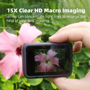 Objectif <span class=keywords><strong>macro</strong></span> 15X de remplacement ultra HD de haute qualité pour caméra d'action GoPro Hero 13, résistant aux chocs, anti-rayures, en alliage d'aluminium - Product Image 5