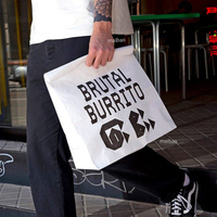 Sacs en papier kraft blanc et brun en gros pour boulangerie, sacs à nourriture, sacs à hamburgers, sacs à sandwichs, sacs à poulet rôti, sacs à déjeuner, sacs de livraison pour aliments