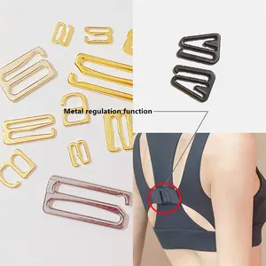 Acessórios de lingerie ambiental de alta qualidade clipe ajustador de roupa de banho fivela de sutiã metal gancho G