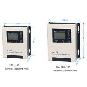 Contrôleur solaire MPPT haute performance dernière génération avec écran LED, courant nominal 40A, protection contre les surtensions et les surcharges de batterie à basse tension - Product Image 4