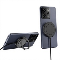 Chargeur sans fil magnétique ultra-fin 25W tendance 2026 avec support pliable, charge rapide, couleur personnalisable, directement de l'usine