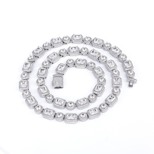 สร้อยคอเงินแท้ 925 ประดับมอสซาไนต์ทรงลูกปัด ดีไซน์ฮิปฮอป หรูหรา ระดับ VVS เหมาะสำหรับผู้ชาย ผู้หญิง และทุกเพศ เป็นของขวัญสุดพิเศษ - Product Image 5