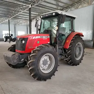 Massey Ferguson 4x4 120hp, équipement agricole, petite ferme chinoise, tracteur d'occasion, prix