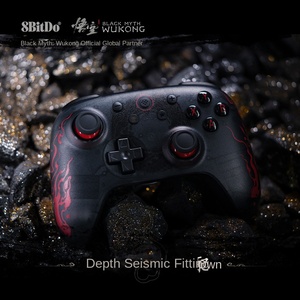 จอยสติ๊กแบบมีสายควบคุมเกม8bitdo สีดำพร้อมเอฟเฟกต์ฮอลล์สำหรับ Windows 10 11แอนดรอยด์ - Product Image 1