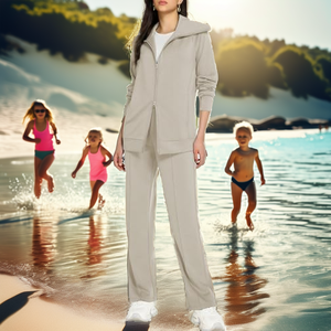 Maillots de bain islamiques modestes à couvrance intégrale pour femmes, respirants, en polyester et nylon, UPF30, manches longues, nouvelle collection 2026 - Product Image 2